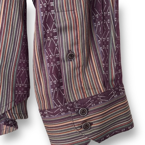 Robert Graham Button Down Dress/ Casual Long Sleeve Shirt Size 2X-Large/ 2TG - Picture 4 of 7